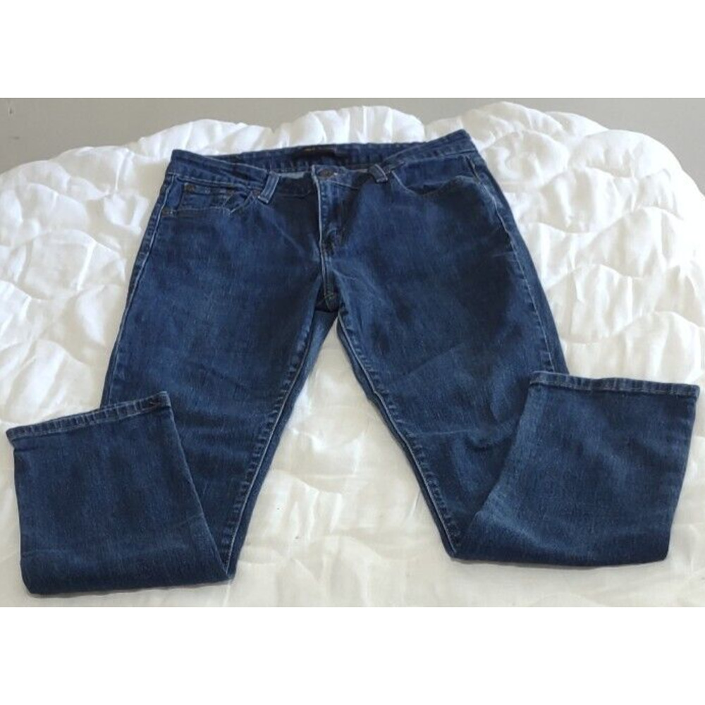 Levis Red Tag Mid Rise Skinny Womens Blue Denim Jeans Size 6